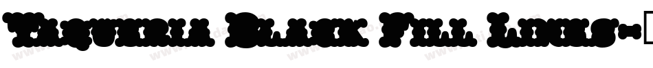 Taqueria Black Fill Lines字体转换